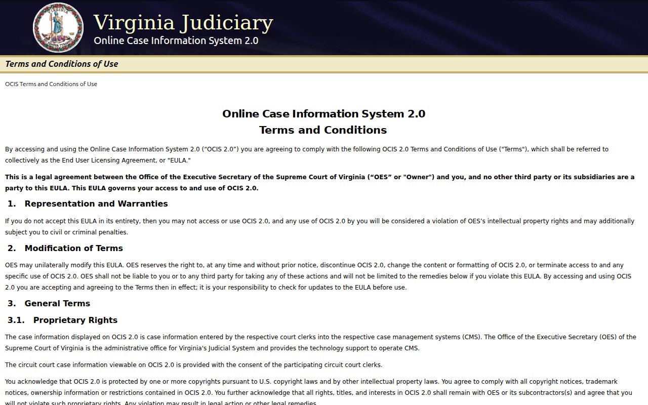 Scott County warrant check on Virginia’s statewide court case search interface